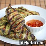 Thai Grilled Chicken with Sweet Chili Garlic Sauce © Jeanette's Healthy Living