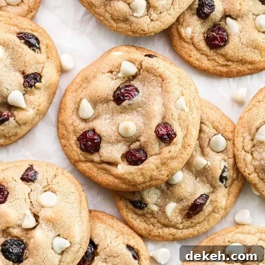 White Chocolate Cranberry Cookies