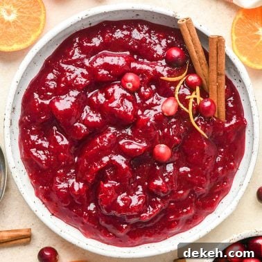 Homemade Cranberry Sauce
