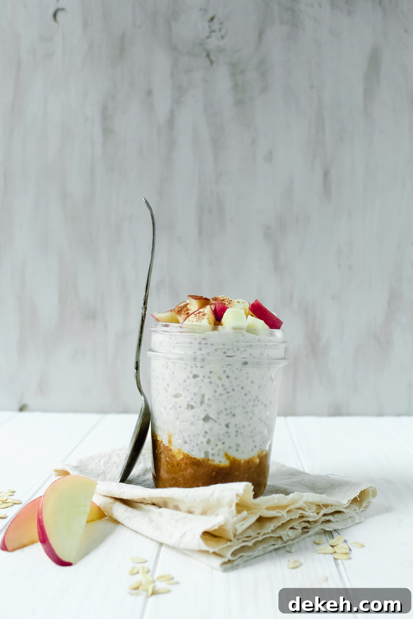 Caramel Apple Overnight Oats Gluten Free