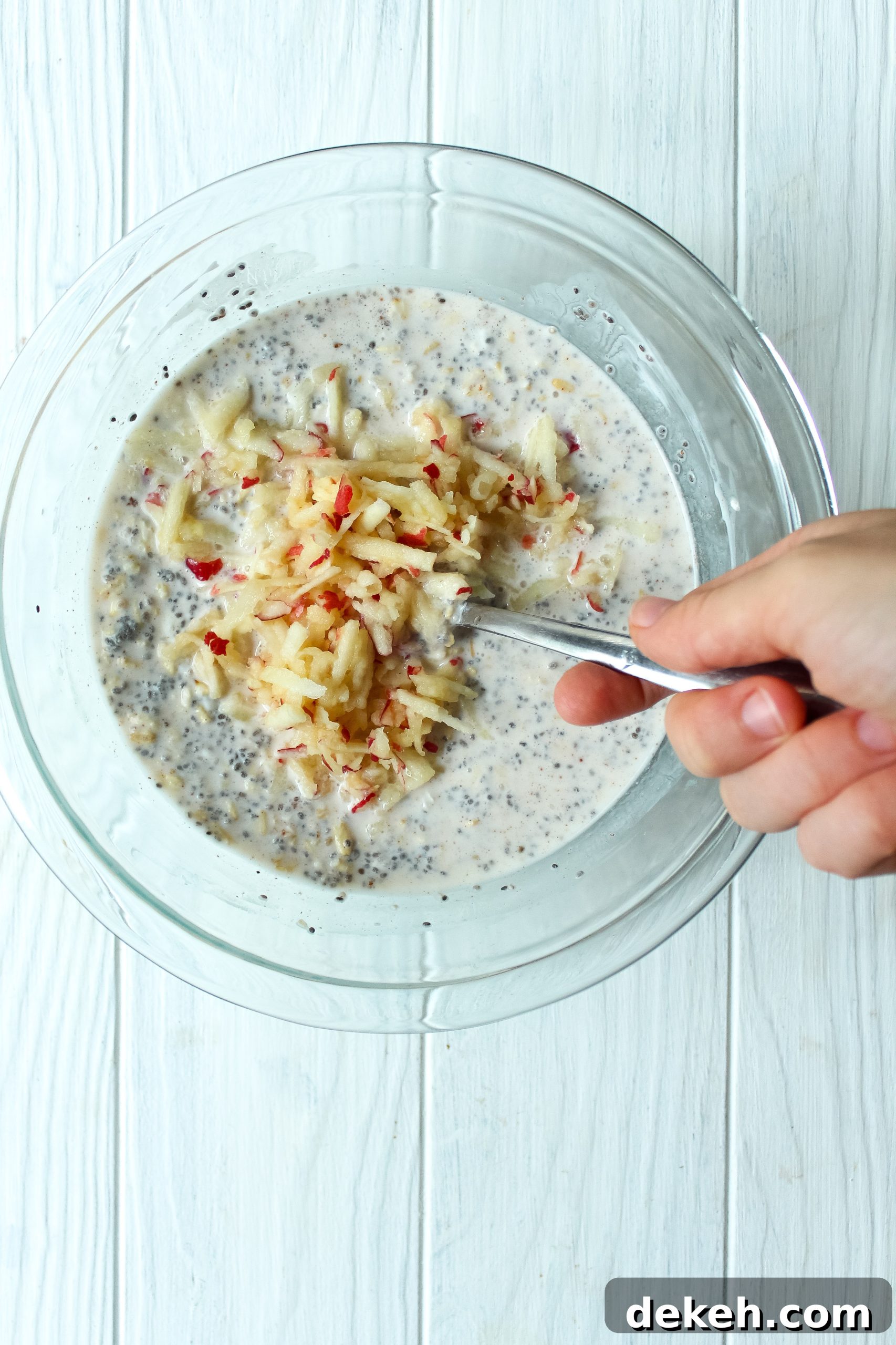 Caramel Apple Overnight Oats Gluten Free
