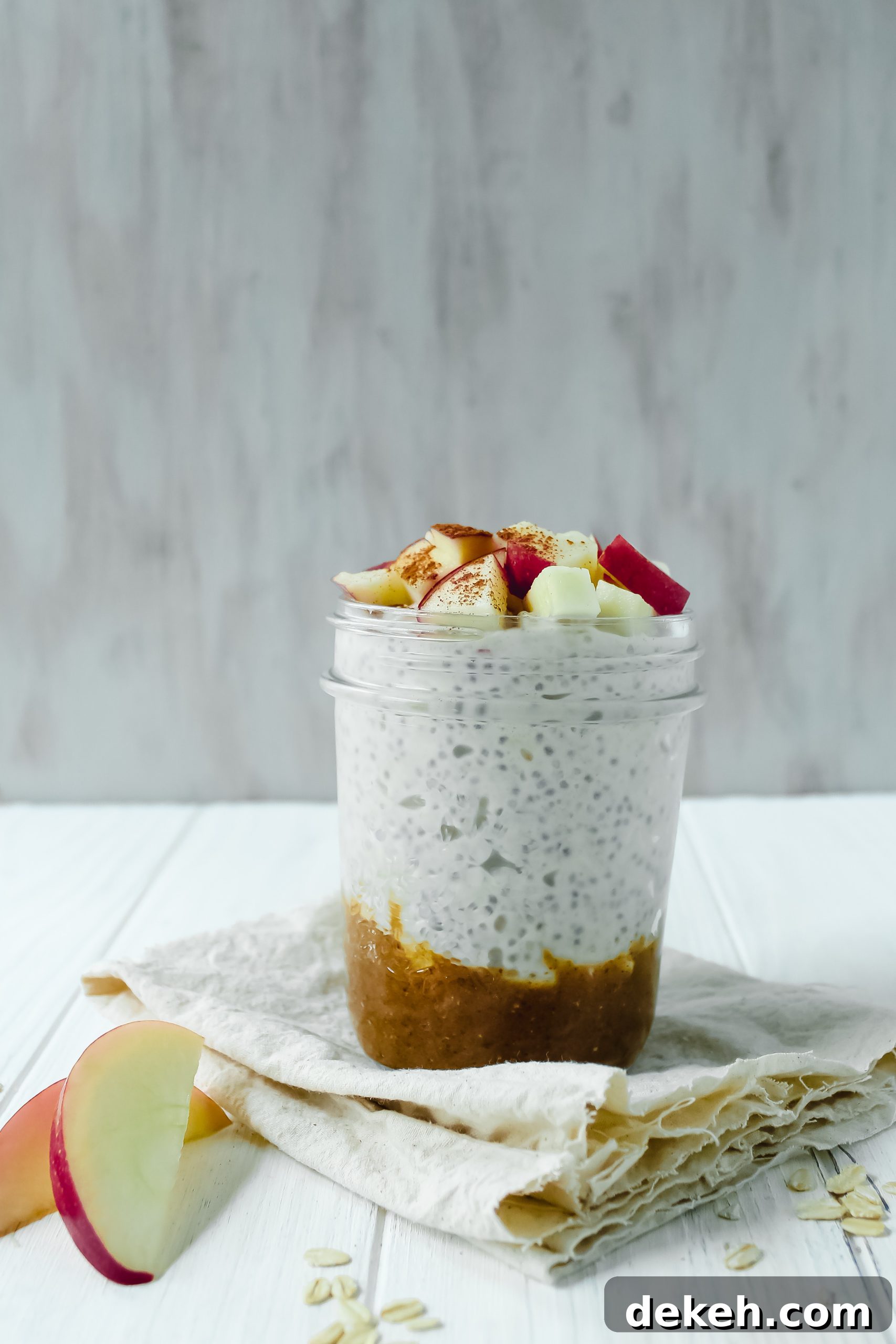 Caramel Apple Overnight Oats Gluten Free