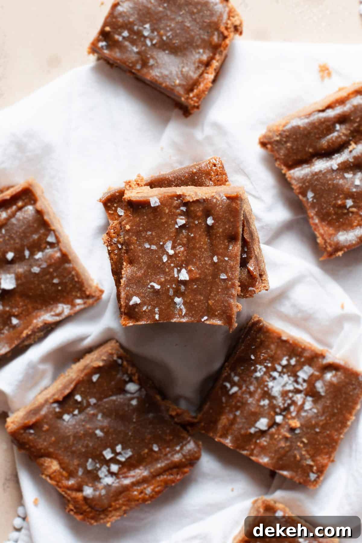 salted caramel blondies