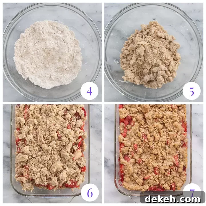 how to make streusel topping for crumble