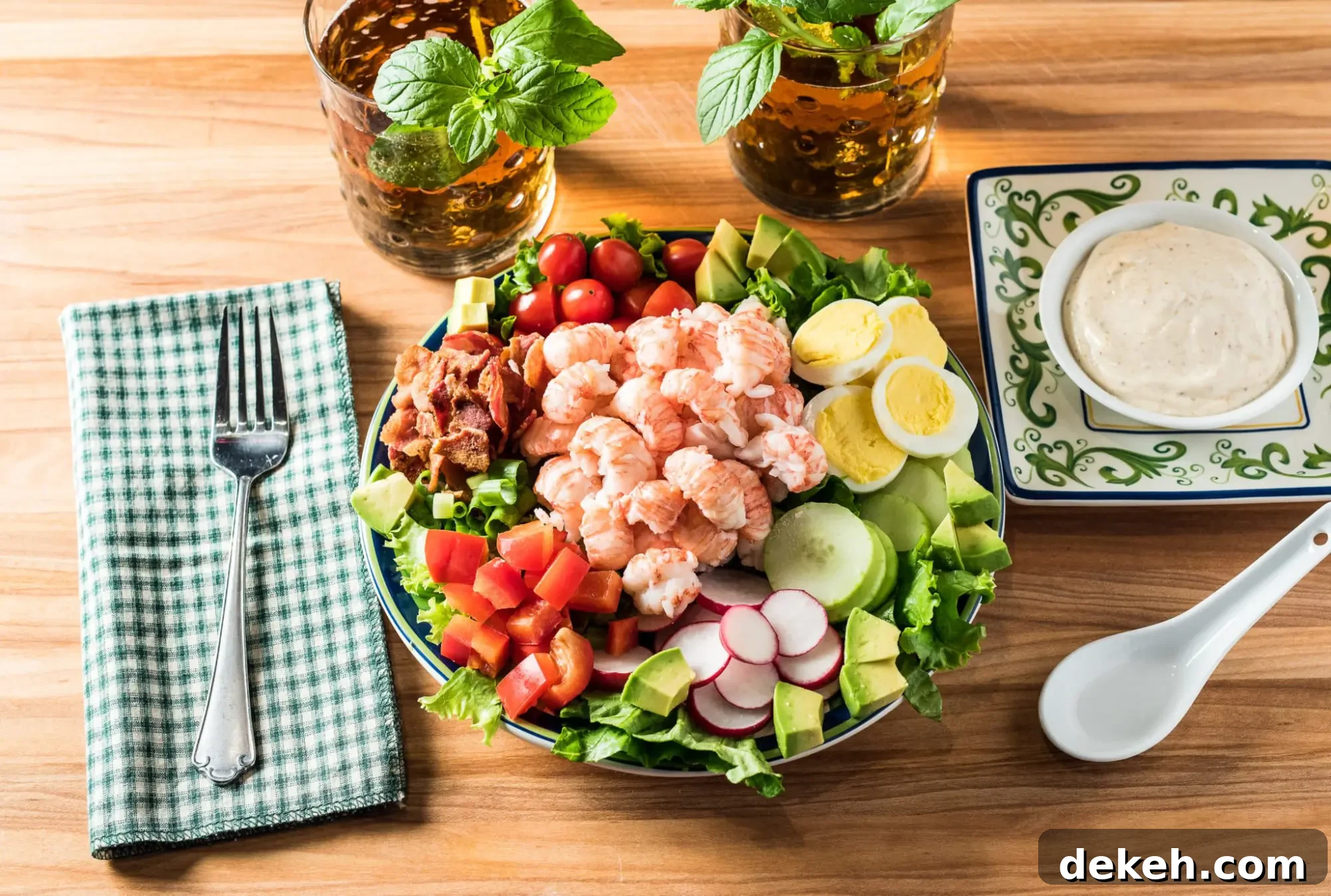 Langostino Cobb Salad full set