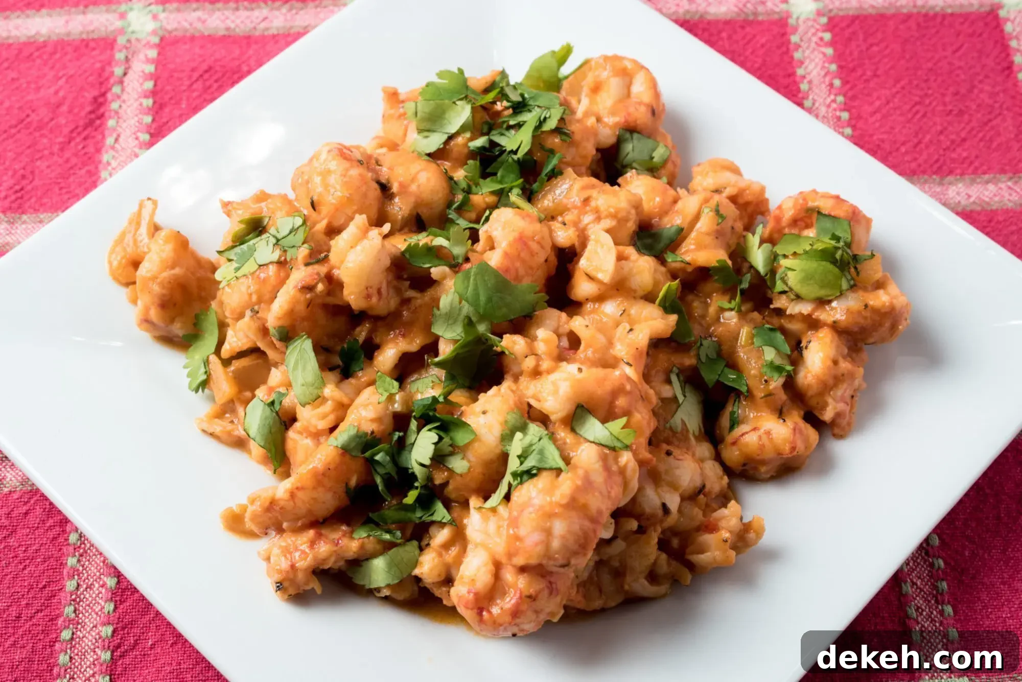 Langostinos in Sherry Cream Sauce