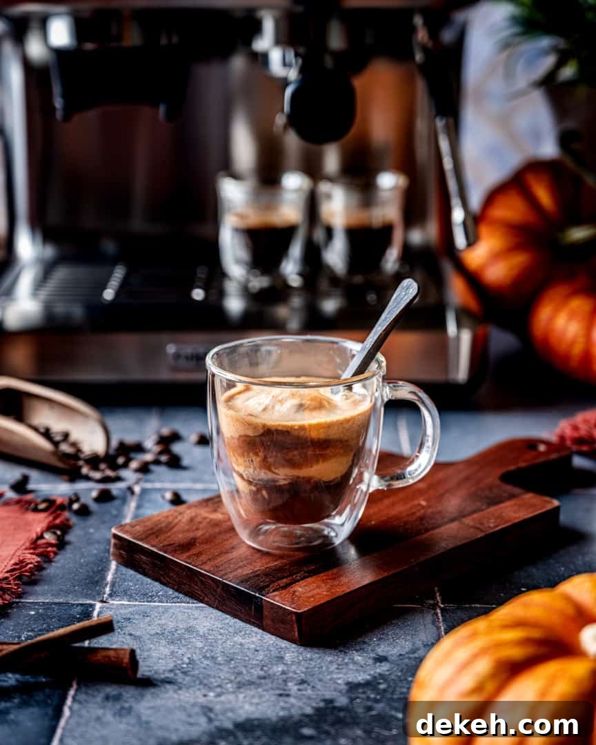 Pumpkin Spice Affogato
