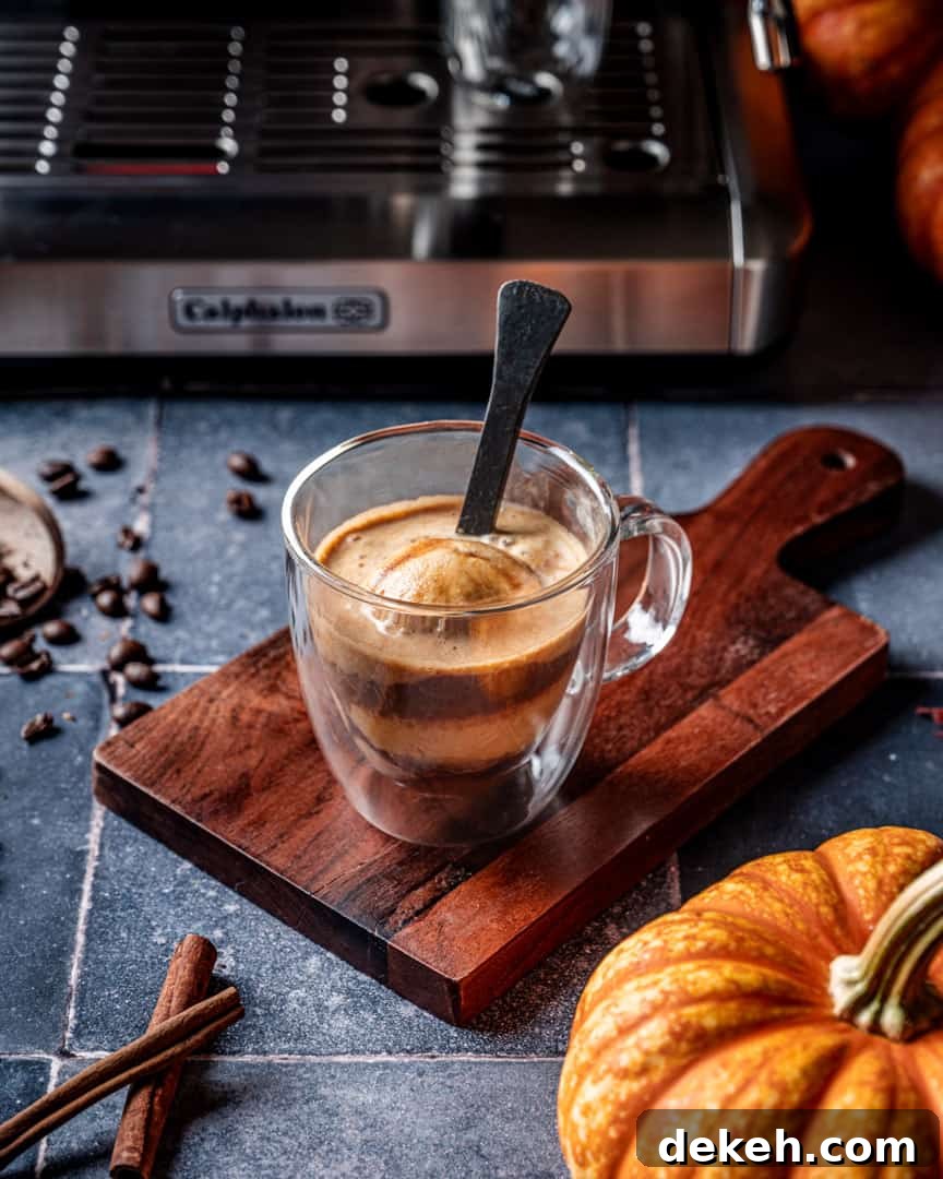 Pumpkin Spice Affogato