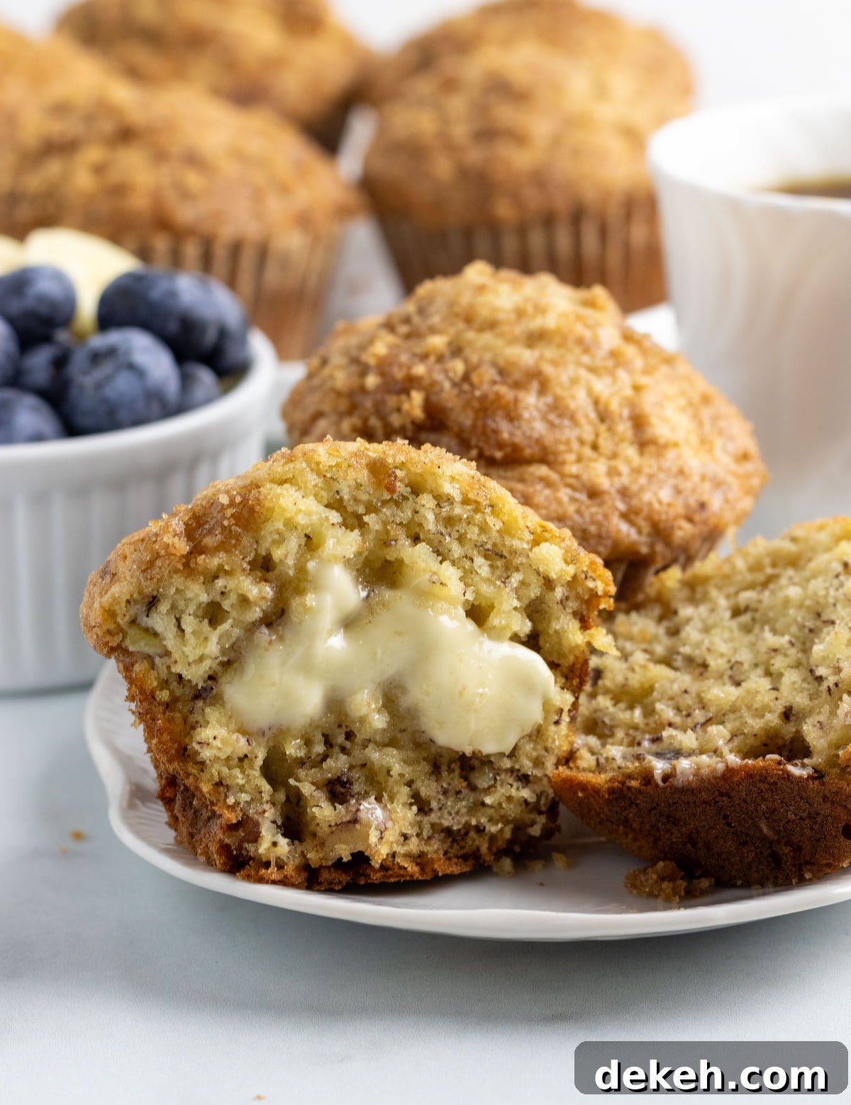 Muffins cooling on a rack