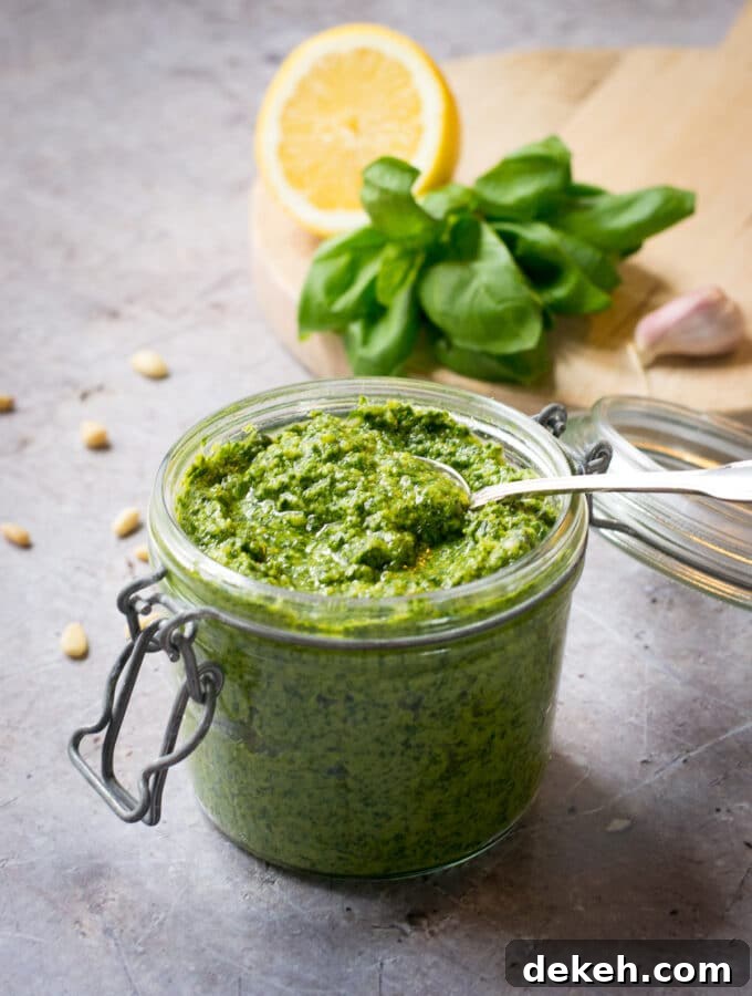 Homemade Vegan Pesto