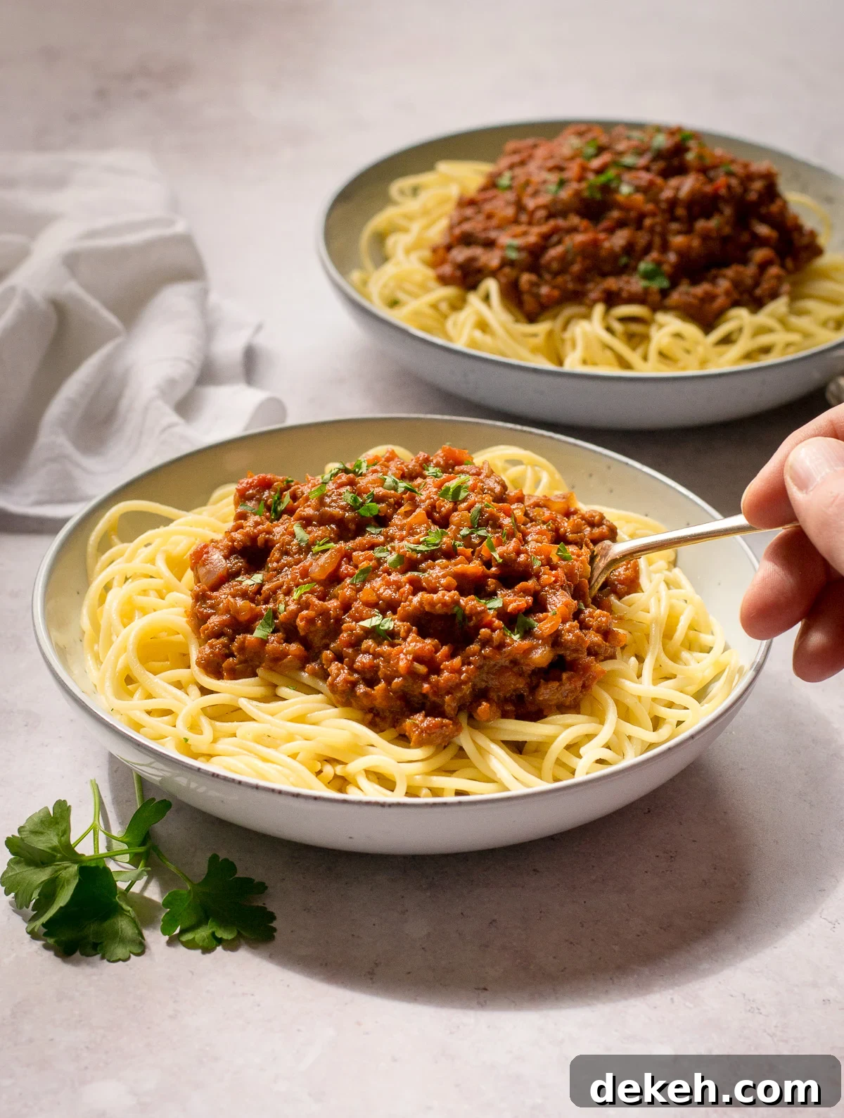 Spicy Spaghetti Bolognese