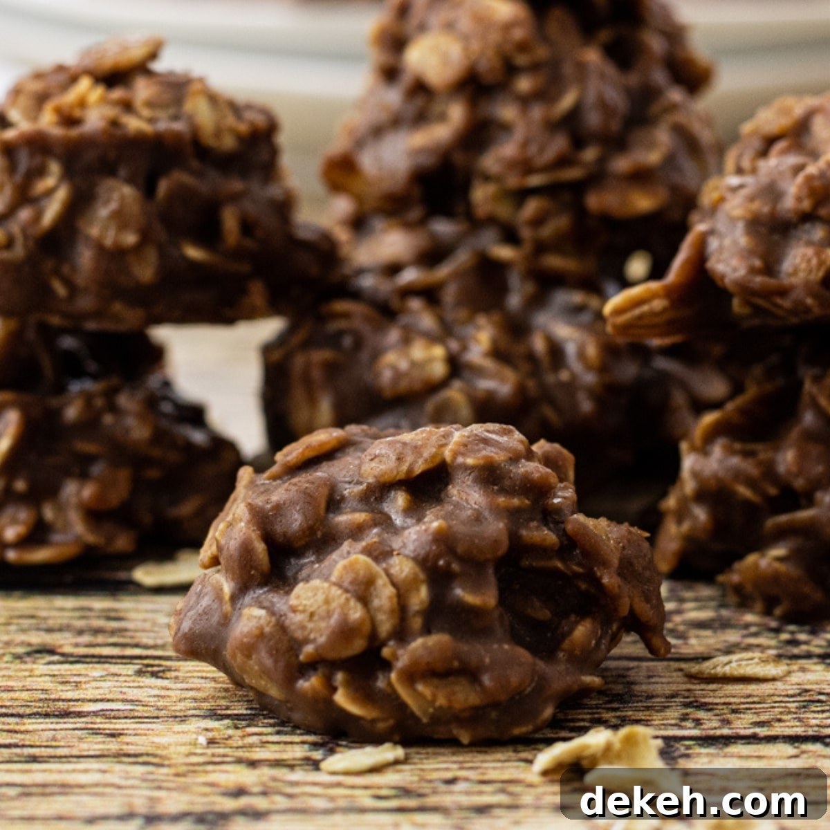 chocolate with oatmeal cookie