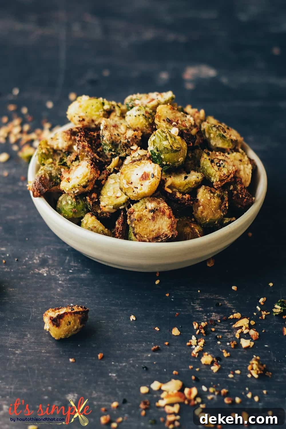 seasoning for keto brussel sprouts on counter.