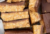 No-Bake Peanut Butter Crunch Bars — 6 Ingredients