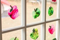 How to Make an Apple Suncatcher with Kids