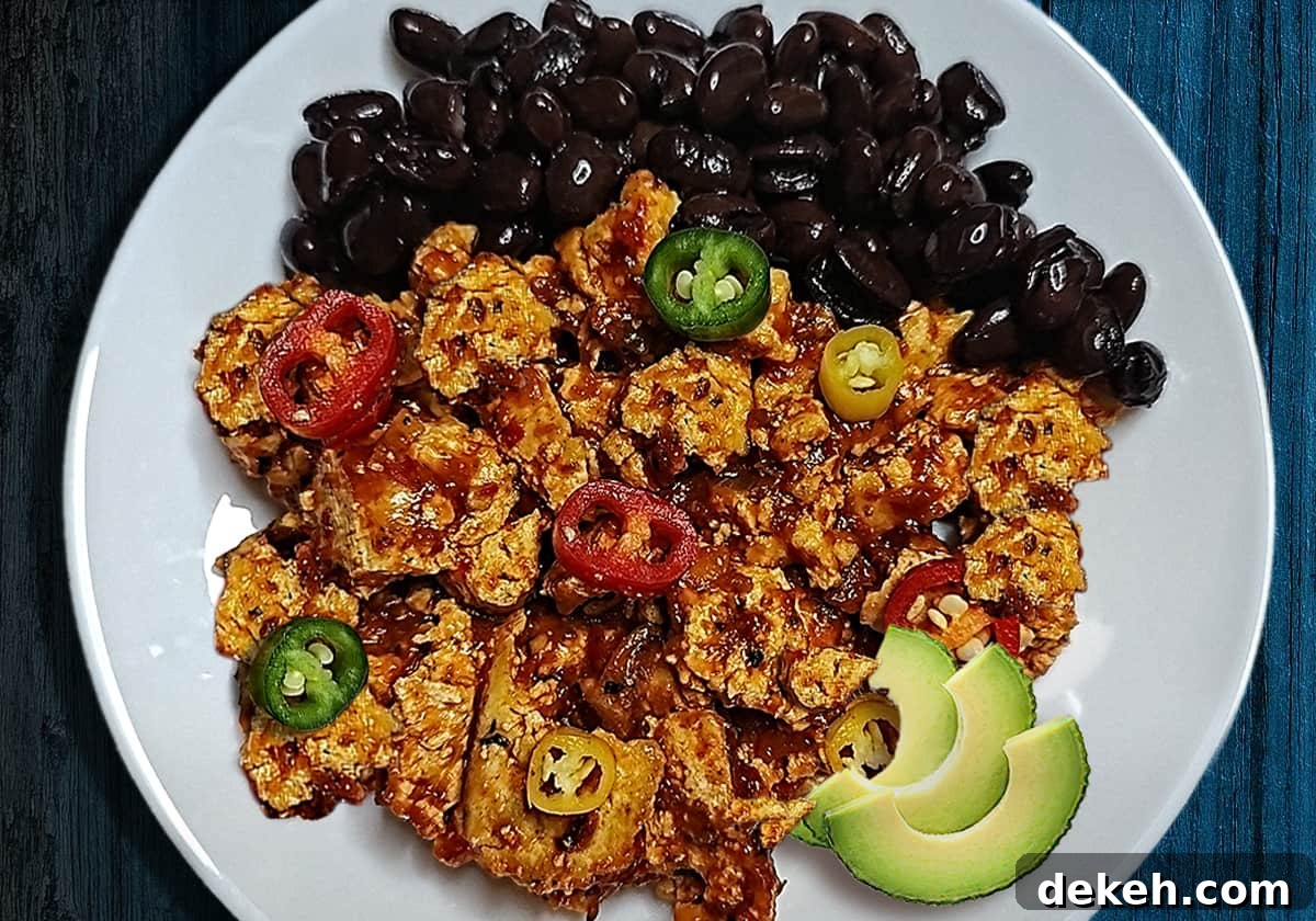 Chipotle Sofritas Copycat: Spicy Tofu Filling for Burritos 2 cooked copycat chipotle sofritas