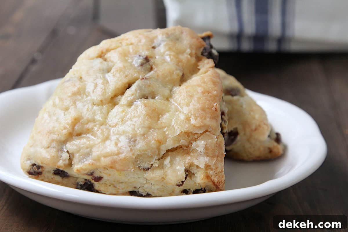 Orange Cherry Scones Orange Cherry Scones on plate