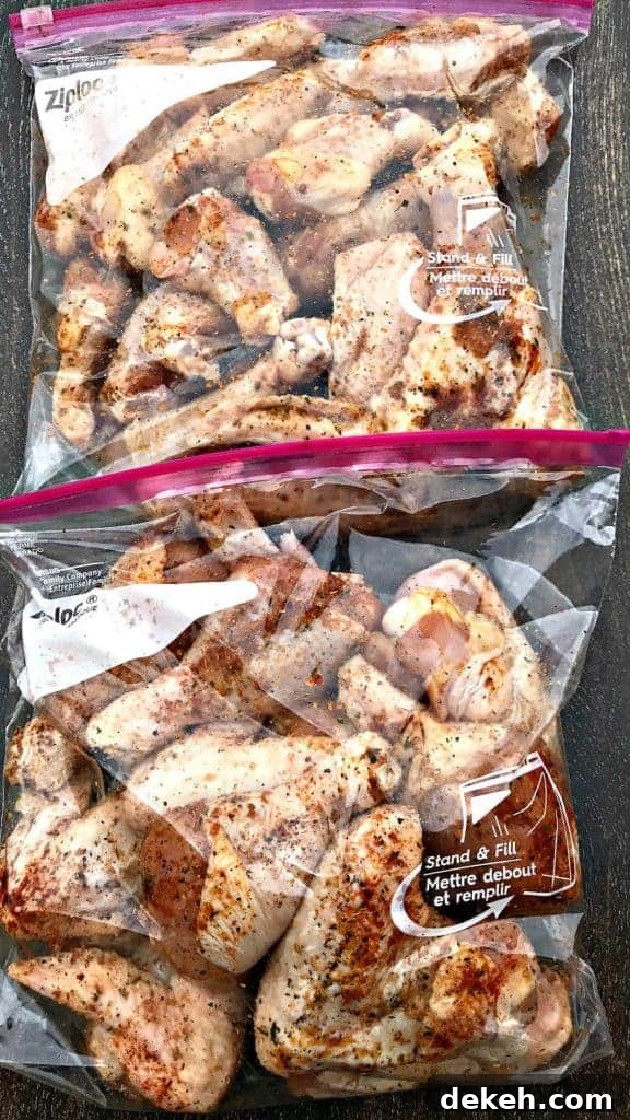 Simple BBQ Chicken Marinade Recipe for Grilled Chicken 4 raw seasoned chicken breasts in a ziploc bag