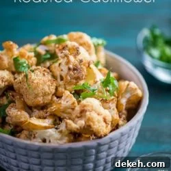 Sriracha-Roasted Cauliflower with Low-Carb Seasoning 2 Sriracha Roasted Cauliflower Recipe Healthy Cauliflower Recipe | @eatbetterrecipes