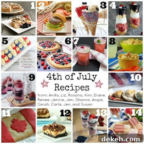 4th Of July Recipes | www.chocolatemoosey.com