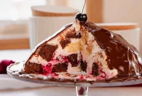 Chocolate Lava Cake with Cherry Filling