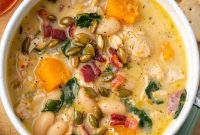 Creamy Chicken and Butternut Squash Soup Recipe