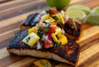 Crispy Ninja Woodfire Blackened Salmon Recipe
