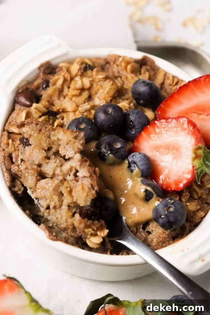 Single-Serve Baked Oats Without Banana 7 single serve baked oatmeal without banana