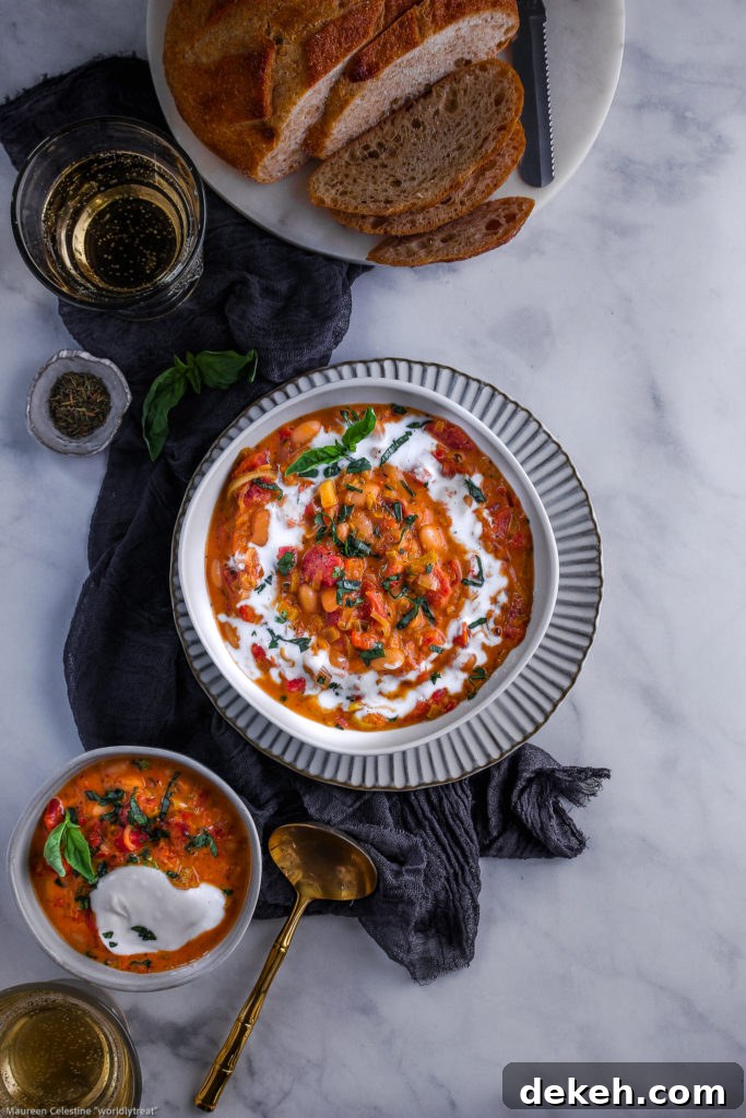 Tomato Basil Soup with Two-Bean Medley 2 Duo Bean Tomato Basil Soup