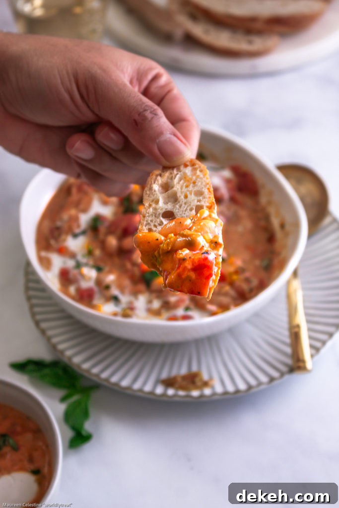 Tomato Basil Soup with Two-Bean Medley 5 Duo Bean Tomato Basil Soup