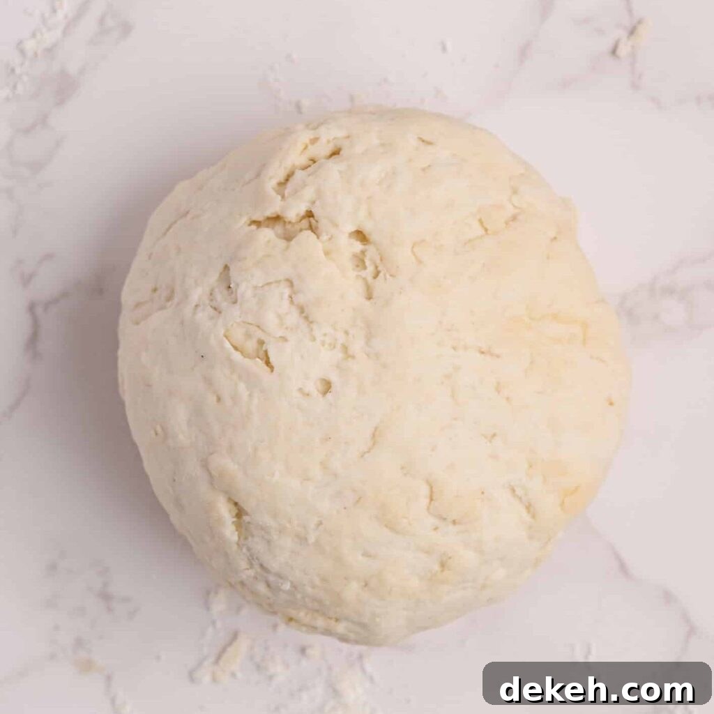 Crispy Homemade Bread in the Air Fryer 6 yeast-free bread dough
