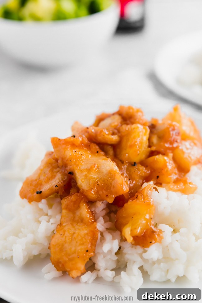 Crispy Gluten-Free Sweet and Sour Chicken Recipe 2 Easy gluten-free sweet and sour chicken