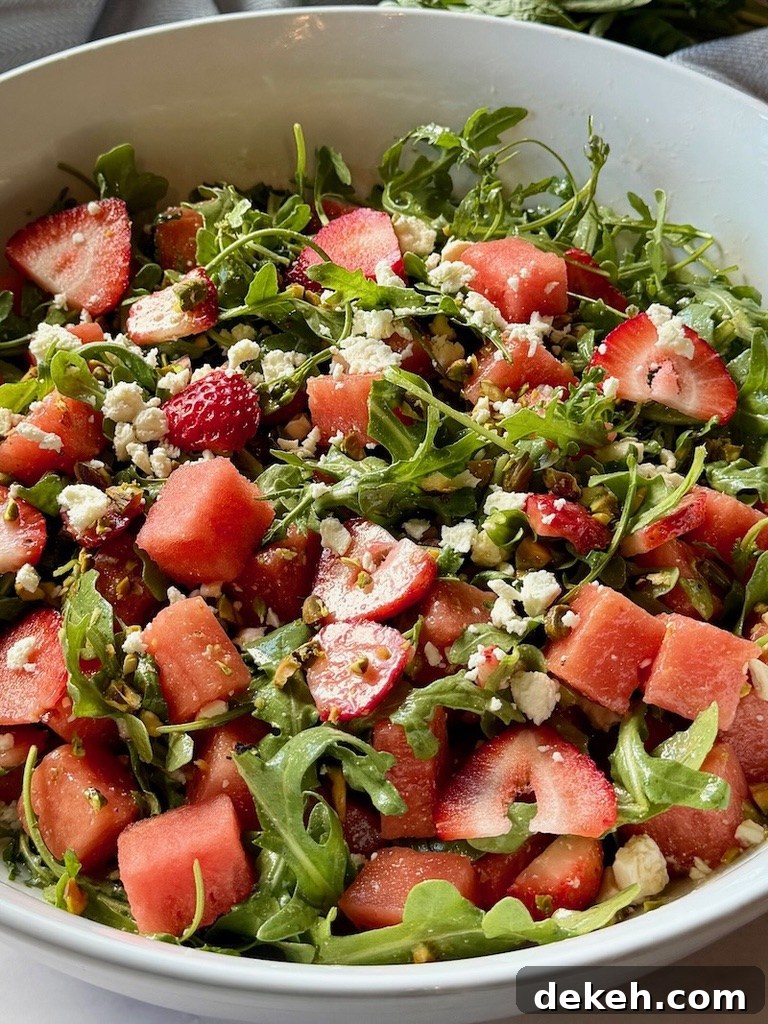 Strawberry Watermelon Salad