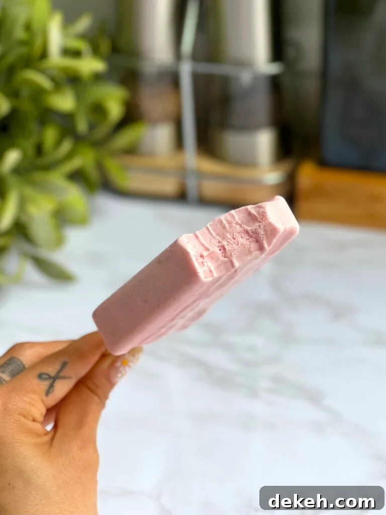 Creamy Strawberry Paletas: Homemade Mexican Ice Pops 3 Strawberry puree in bowl
