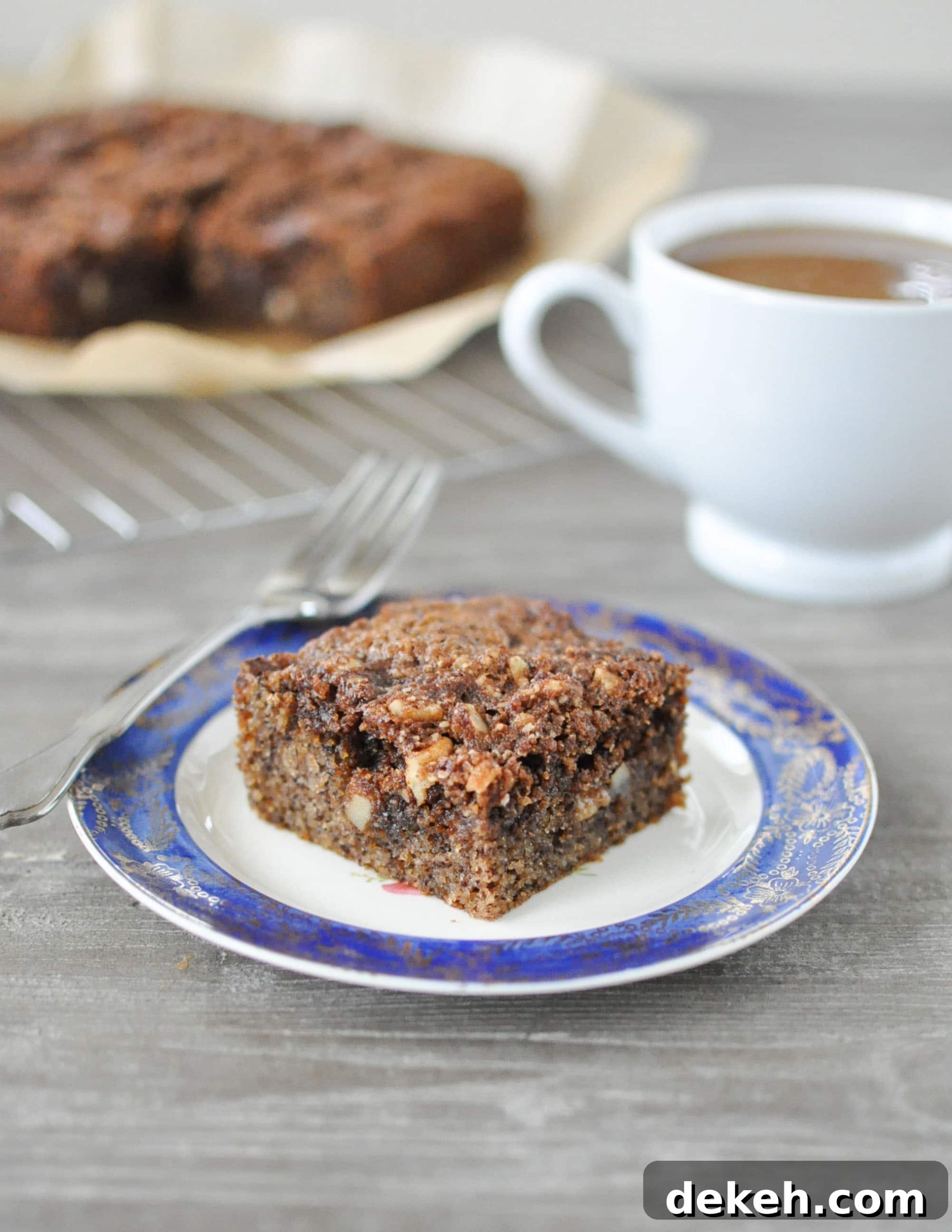 Hazelnut Coffee Cake with Crunchy Streusel 2 Hazelnut Coffee Cake