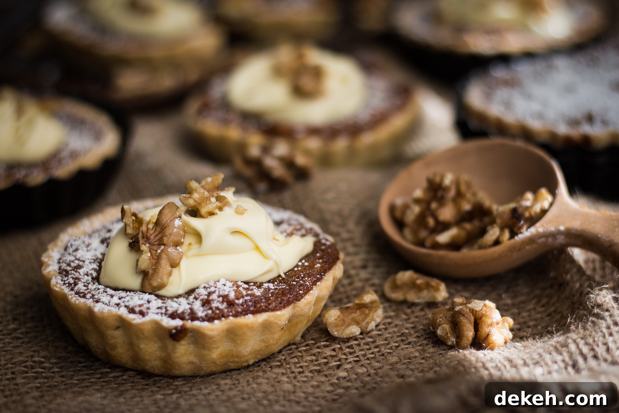 Caramel Walnut Tarts Gluten Free 8