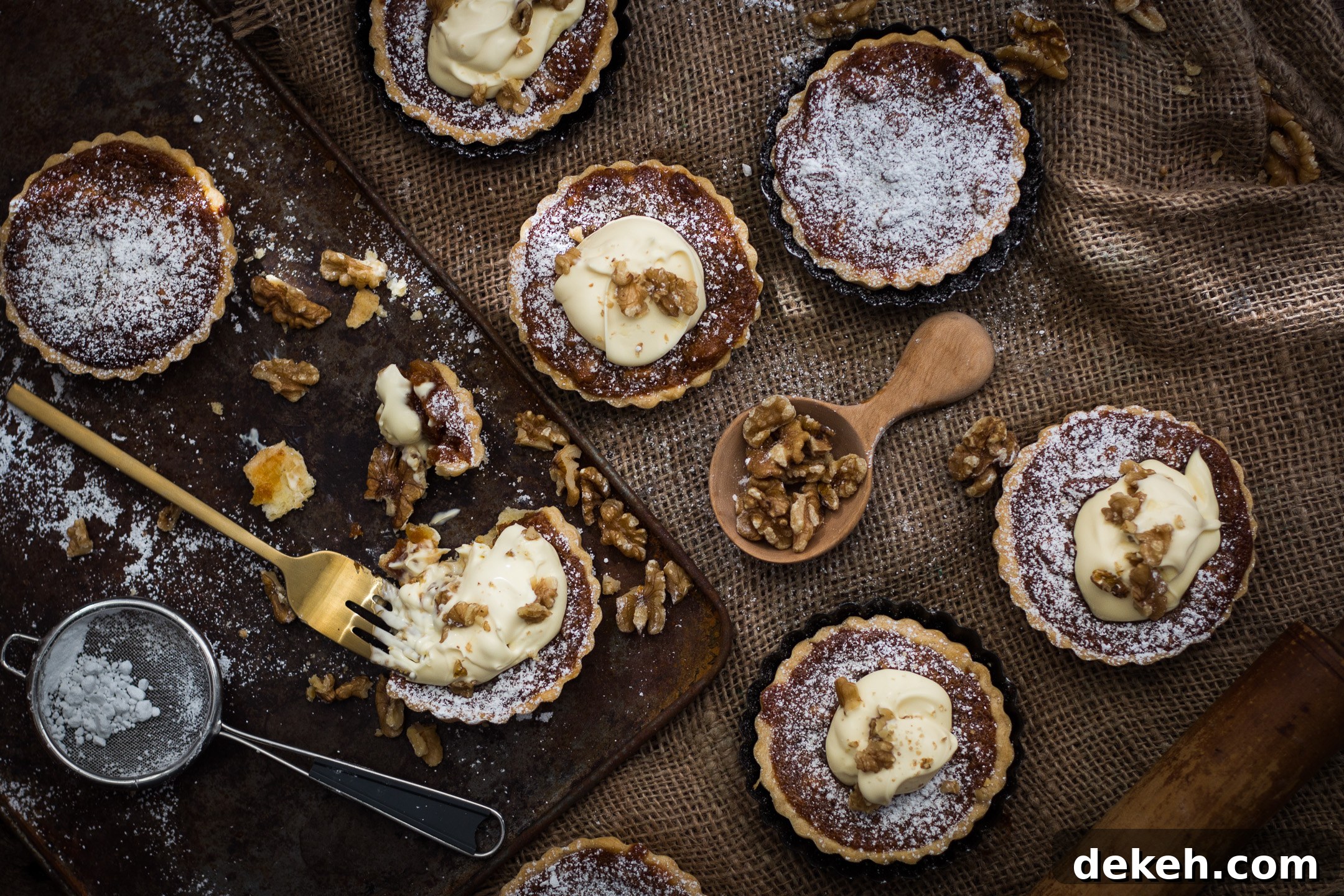 Caramel Walnut Tarts Gluten Free 5