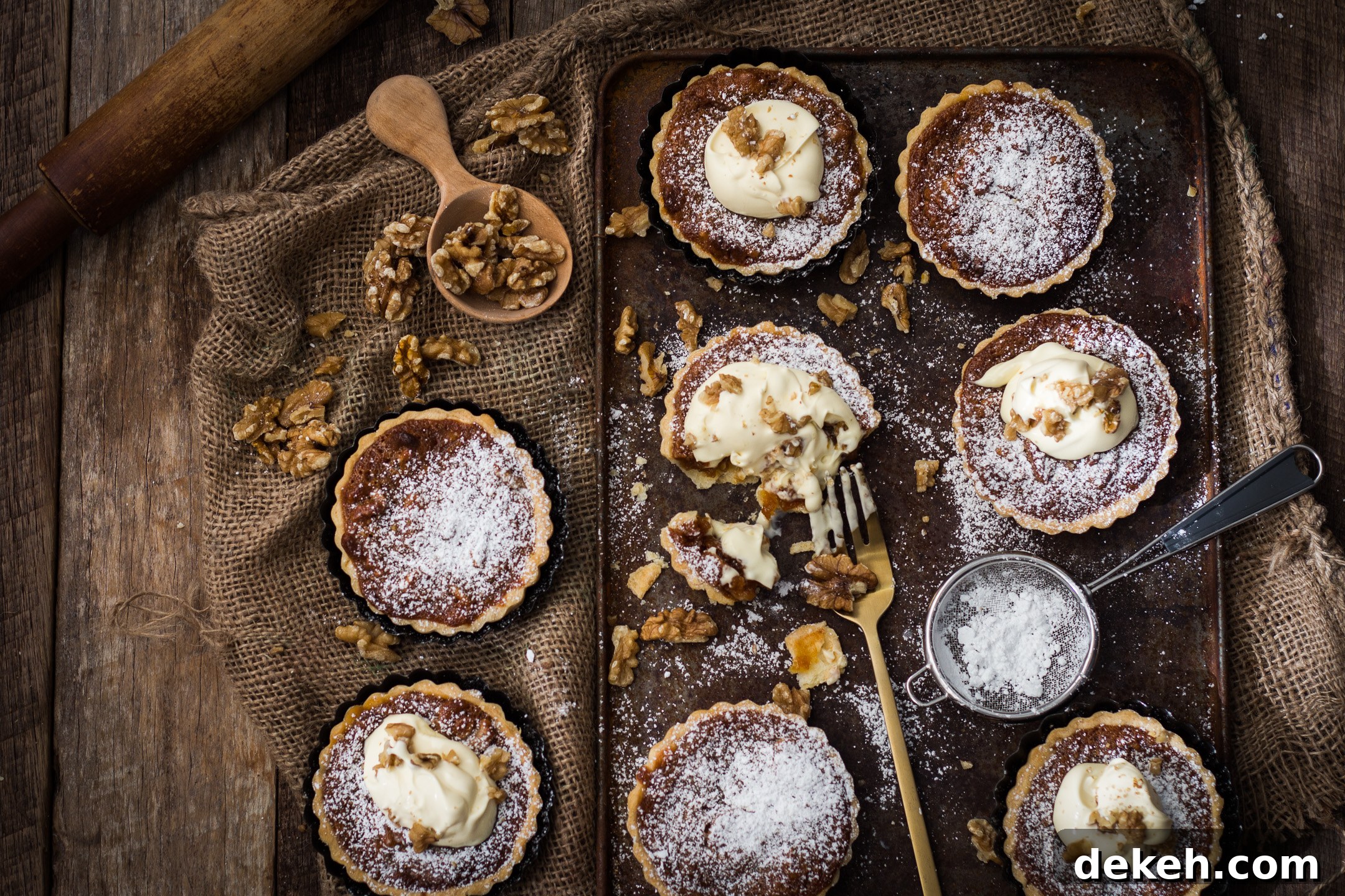 Caramel Walnut Tarts Gluten Free 3