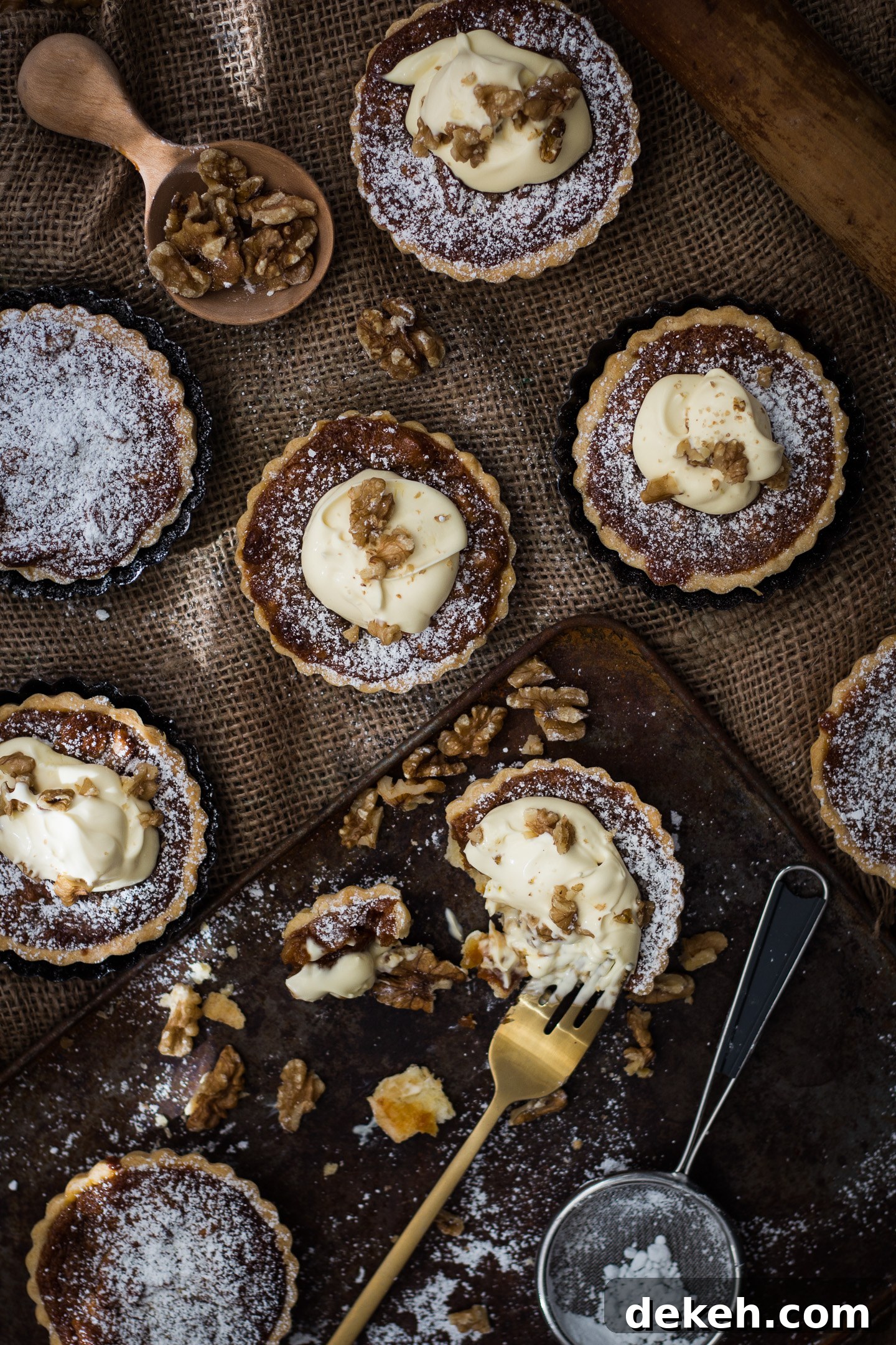 Caramel Walnut Tarts Gluten Free 6