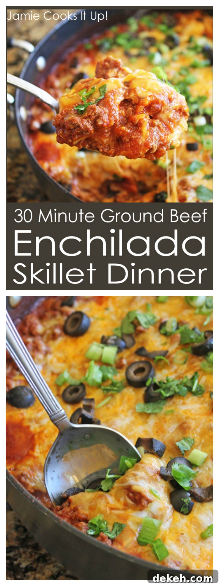 One Pan Ground Beef Enchilada Skillet in 30 Minutes 4 img 9964 19